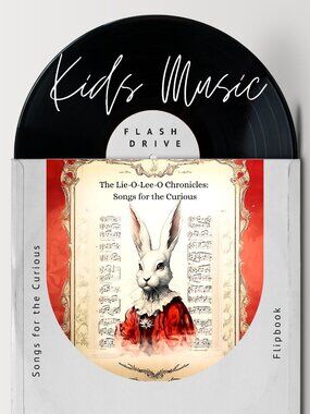 Kids Music, Children's Songs, Songs for Kids, Flash Drive Necklace, Necklace,